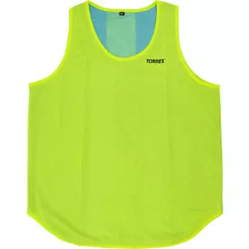 Манишка Torres детская двухсторонняя, арт. TR12150Y/B, р. Jr, тренировочная, полиэстер, жёлт-синий