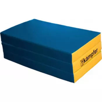 Мат Kampfer №6 (150 х 100 х 10) складной синий/желтый