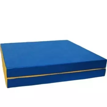 Мат КМС № 10 (100 x 150 x 10) складной сине-жёлтый