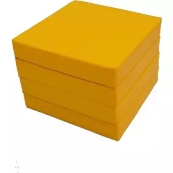 Мат КМС № 11 (100 x 100 x 10) складной жёлтый