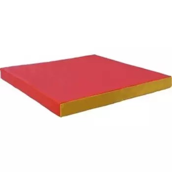 Мат КМС № 2 (100 x 100 x 10) красно-жёлтый