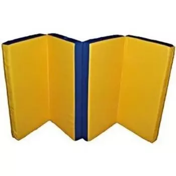 Мат КМС № 5 (100 x 200 x 10) складной сине-желтый