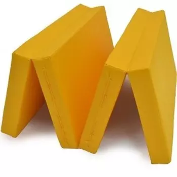 Мат КМС № 5 (100 x 200 x 10) складной жёлтый