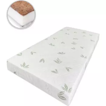 Матрас Капризун Алое вера ППУ с кокосом 120х60