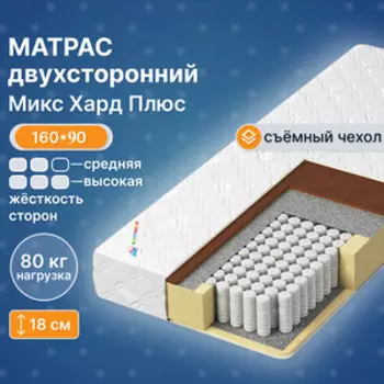 Матрас Капризун Микс Хард Плюс 160x90