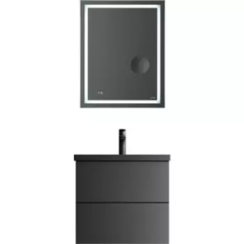 Мебель для ванной Am.Pm Gem 60х42 черная матовая