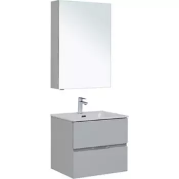 Мебель для ванной Aquanet Алвита 60 два ящика, серый