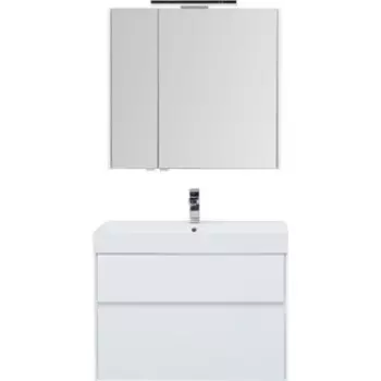 Мебель для ванной Aquanet Бруклин 85 белая