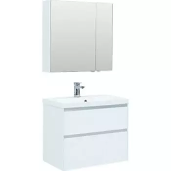 Мебель для ванной Aquanet Гласс 90 белая