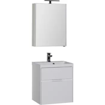 Мебель для ванной Aquanet Латина 60 два ящика, белый