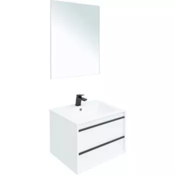 Мебель для ванной Aquanet Lino 60 белая матовая