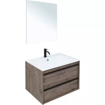 Мебель для ванной Aquanet Lino 70 дуб веллингтон