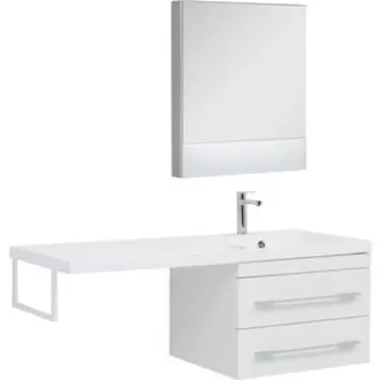 Мебель для ванной Aquanet Нота 120 (58) правая, белая