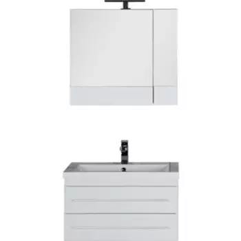 Мебель для ванной Aquanet Нота 75 камерино, белая