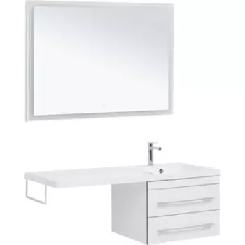 Мебель для ванной Aquanet Верона 120 (58) правая, белая