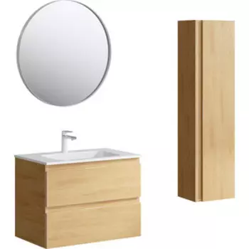 Мебель для ванной Aqwella Accent 60 2 ящика, дуб золотой