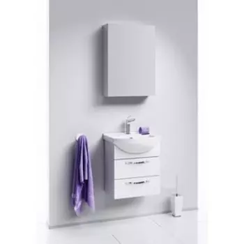 Мебель для ванной Aqwella Аллегро 50х41 два ящика, белая