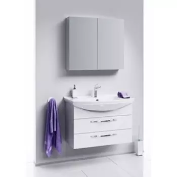 Мебель для ванной Aqwella Аллегро 85x49 два ящика, белая