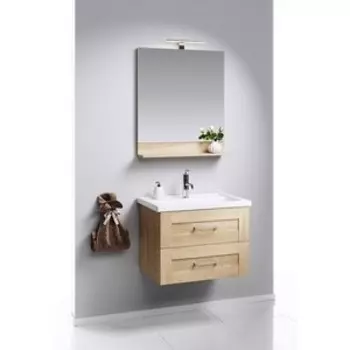 Мебель для ванной Aqwella Фостер 70x45 подвесная, дуб сонома