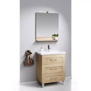 Мебель для ванной Aqwella Фостер 80x45 напольная, дуб сонома