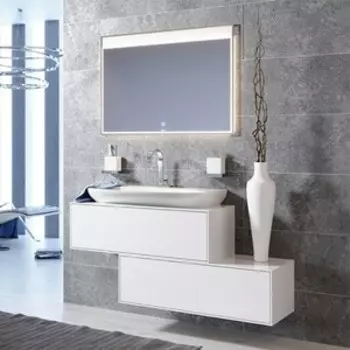 Мебель для ванной Aqwella Genesis 120x40 белая