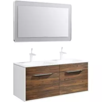 Мебель для ванной Aqwella Malaga 120x45 крафт темный