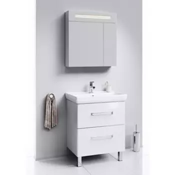 Мебель для ванной Aqwella Нео 70x47 напольная, белая
