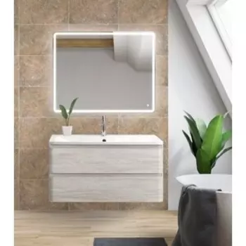 Мебель для ванной BelBagno Albano 120 подвесная, Rovere Vintage Bianco