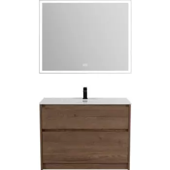 Мебель для ванной BelBagno Kraft 100х46 Rovere Tabacco