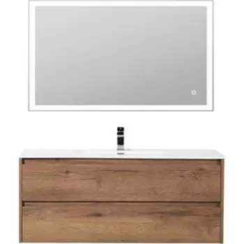 Мебель для ванной BelBagno Kraft 120 два ящика, Rovere Tabacco