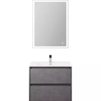 Мебель для ванной BelBagno Kraft 60 два ящика, Cemento Grigio