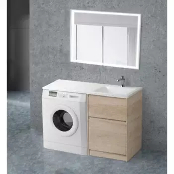 Мебель для ванной BelBagno Kraft-Lvd 58 правая, Rovere Nebrasca Nature