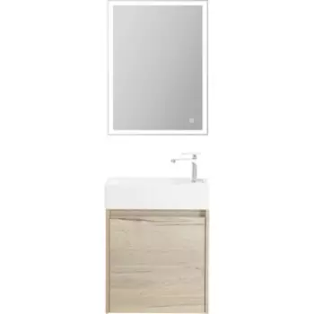 Мебель для ванной BelBagno Kraft Mini 50 левая, Rovere Galifax Bianco