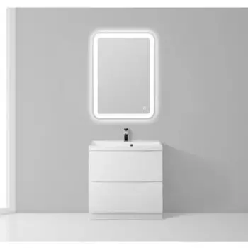 Мебель для ванной BelBagno Marino 70 напольная, два ящика, Bianco Lucido