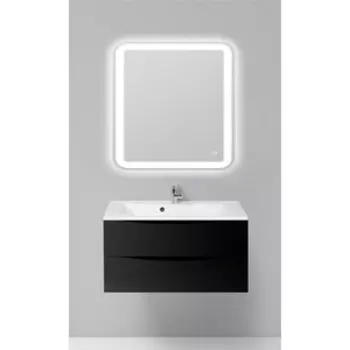Мебель для ванной BelBagno Marino-Cer 90 Nero Lucido