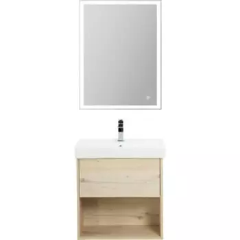 Мебель для ванной BelBagno Neon 60 один ящик, Pino Bianco