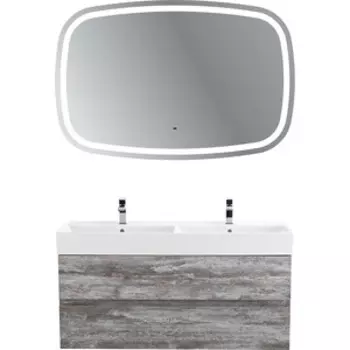 Мебель для ванной Cezares Molveno 46 120х46 с двойной раковиной, Legno Grigio