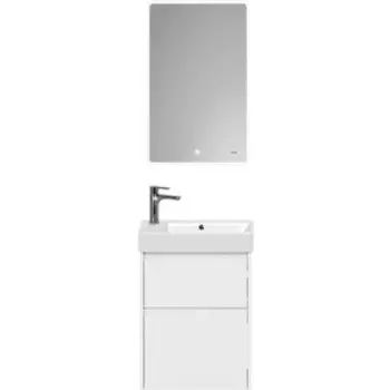 Мебель для ванной Dreja Slim 55х33 белый глянец