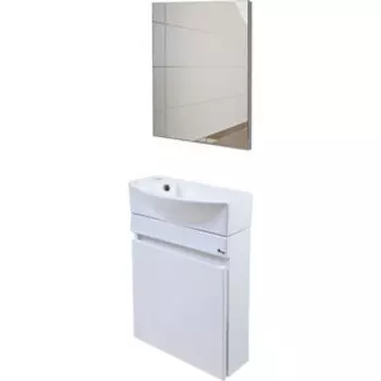 Мебель для ванной Emmy Мия 46х22 левая, белая