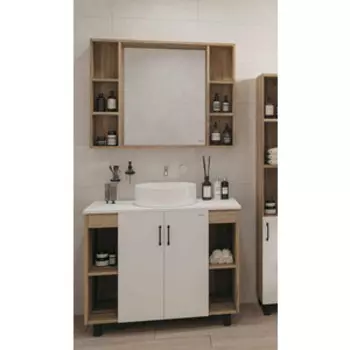 Мебель для ванной Grossman Флай 100х45 GR-3013, белый/дуб сонома