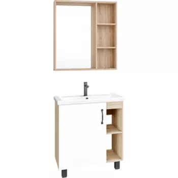 Мебель для ванной Grossman Флай 70х46 Фостер 70, белый/дуб сонома