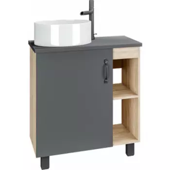 Мебель для ванной Grossman Флай 70х46 GR-3013, серый/дуб сонома
