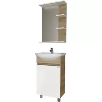 Мебель для ванной Grossman Поло 50х40 дуб сонома/белая