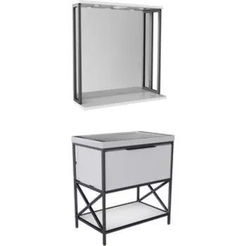 Мебель для ванной Mixline Бруклин Фостер 80х45 белая