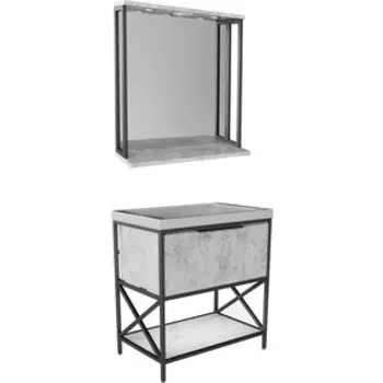 Мебель для ванной Mixline Бруклин Фостер 80х45 бетон