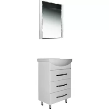 Мебель для ванной Mixline Диамант 55 белая