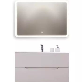 Мебель для ванной Orange Line 100 подвесная, латте