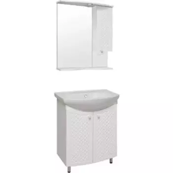 Мебель для ванной Runo Милано 65х44 белая