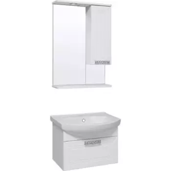Мебель для ванной Runo Монро 55х44 подвесная, белая