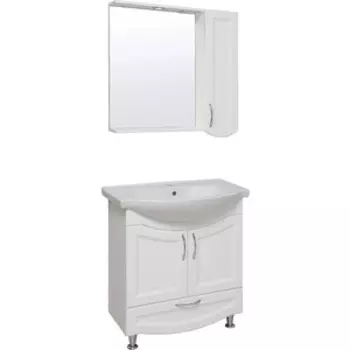 Мебель для ванной Runo Неаполь 76х45 белая